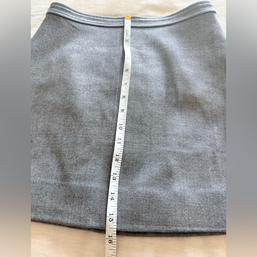 J.Crew Gray Wool Mini Skirt Women’s Size 0 Lined Classic Workwear - Picture 10 of 10